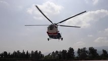 Jandarmadan helikopterli trafik denetimi