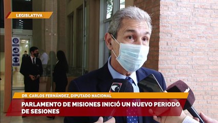 Download Video: Dr. Carlos Fernández, diputado nacional -  Parlamento de Misiones inició un nuevo periodo de sesiones