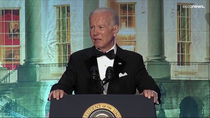 Biden attends first White House correspondents' dinner since pandemic