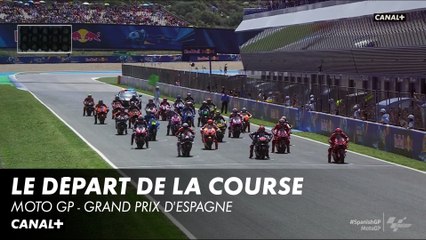 Le départ de la course - Grand Prix d'Espagne - MotoGP
