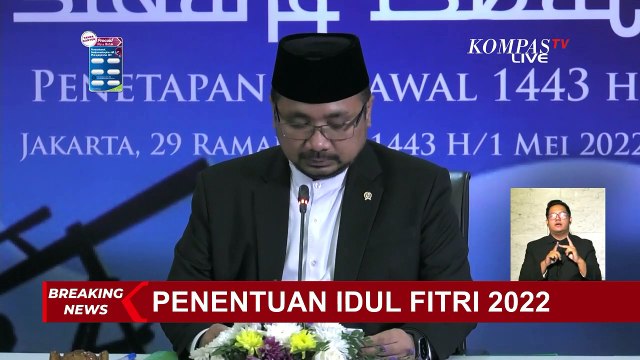 BREAKING NEWS: Idul Fitri 1443 Hijriah Jatuh pada 2 Mei 2022