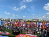 1 Mayıs mitinginde Gezi Davası tutuklularının mesajları okundu