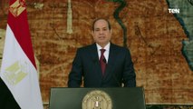 السيسي: لقد ادرك المصريون قيمة العمل فعملوا بجد وإجتهاد على مر الأزمان فعلى شأنهم وسبقوا كل الأمم