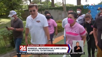 Tambalan nina Robredo at Pangilinan, nangampanya sa Bauan, Batangas | 24 Oras Weekend