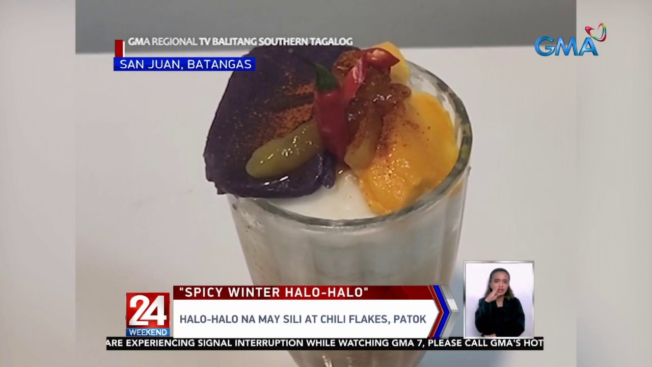 Halo-halo na may sili at chili flakes, patok | 24 Oras Weekend