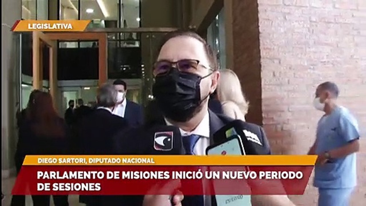 Diego Sartori, diputado nacional - Parlamento de Misiones inició un nuevo periodo de sesiones