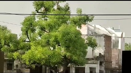 अंधड़ के साथ चली ठंडी हवाएं