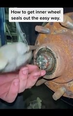 How To Get Inner Wheel Seal Out The Easy Way