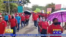 ¡A nivel nacional! Sindicatos y diferentes gremios recorren calles hondureñas este Día del Trabajador