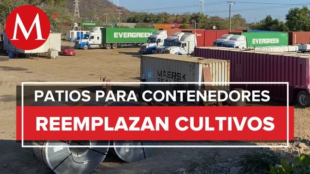 Patios para contenedores en Colima son irregulares