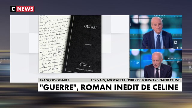François Gibault, héritier de Louis-Ferdinand Céline, sur son roman inédit : «C'est du Céline pur jus, tous ses thèmes s'y retrouvent»