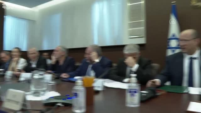 İsrail Başbakanı Bennett, kabine toplantısı sonrası açıklama yaptı