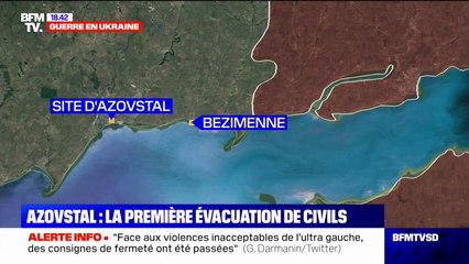 Download Video: Marioupol: des premiers civils évacués de l'usine Azovstal