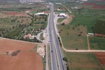 DENİZLİ'DE HELİKOPTERLE TRAFİK DENETİMİ