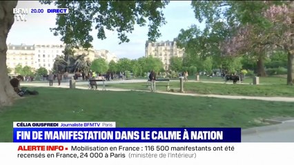 1er-Mai: fin de manifestation dans le calme à Paris