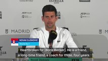 Djokovic 'heartbroken' by former coach Becker's prison sentence