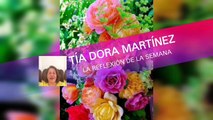 REFLEXION TIA DORA, UN REPASO A LAS ESCRITURAS BÍBLICAS CON DORA MARTÍNEZ DESDE USA