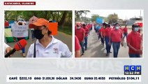 ¡A nivel nacional! Sindicatos y diferentes gremios recorrieron calles hondureñas este Día del Trabajador