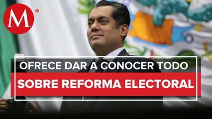 Gutiérrez Luna ofrece parlamento abierto sobre reforma electoral