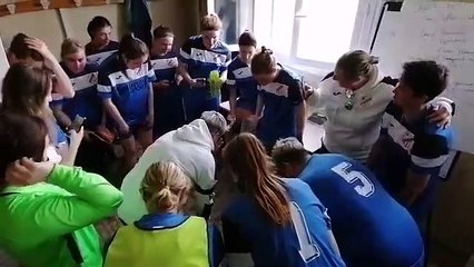 Célébration victoire ! ES Tourville / CA Lisieux (championnat R2F le 01/05/2022)