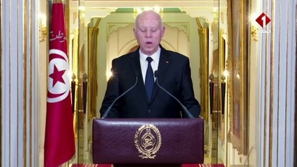 كلمة للرئيس التونسي قيس سعيد