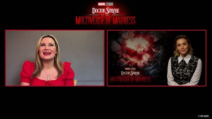 Elizabeth Olsen loves doing Dr. Strange promo with Benedict!
