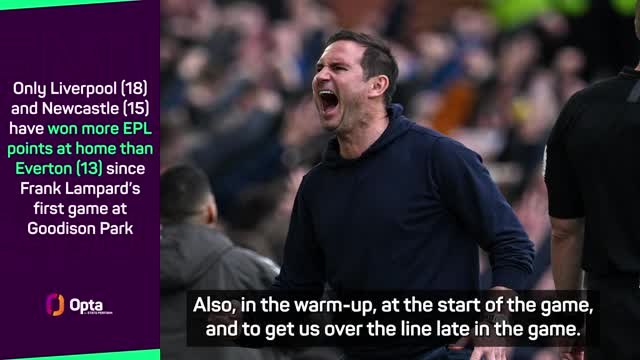 Lampard credits 'special' Everton 12th man for Chelsea scalp