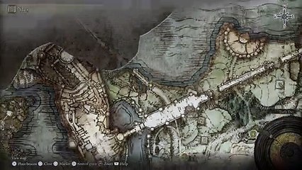 Elden Ring - Limgrave Stormhill Collapse Bridge: Talk to Palmreader Enia "Show Hands" Choice PS5 Gameplay