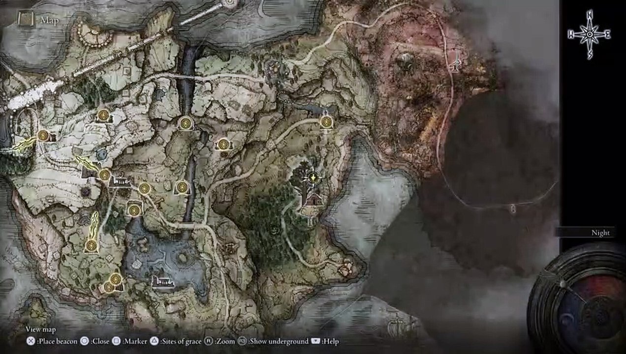 Elden Ring Mistwood Examine Candle and Follow The Spirit to Mistwood Ruins Axe Talisman