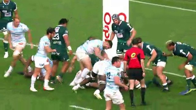 TOP 14 - Essai de Ibrahim DIALLO (R92) - Section Paloise - Racing 92 - Saison 2021:2022