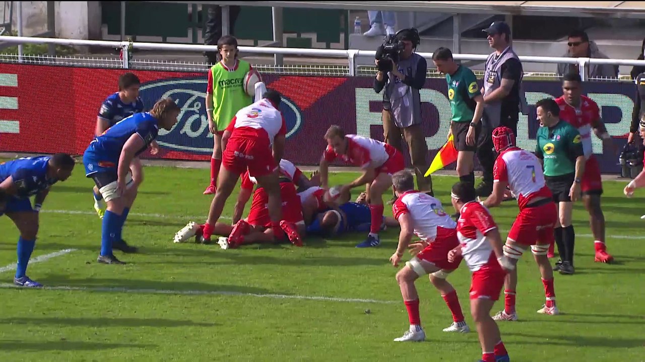 TOP 14 - Essai de Darly DOMVO (BO) - Biarritz Olympique - Castres Olympique - Saison 2021/2022