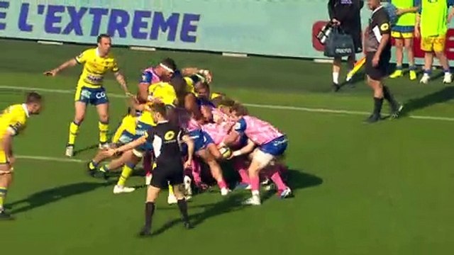TOP 14 - Essai de Adrien LAPEGUE-LAFAYE (SFP) - ASM Clermont - Stade Français Paris - Saison 2021/2022