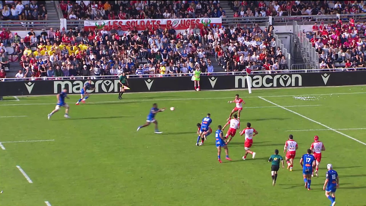 TOP 14 - Essai de Florent VANVERBERGHE (CO) - Biarritz Olympique - Castres Olympique - Saison 2021/2022