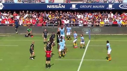 TOP 14 - Essai de Setariki TUICUVU (CAB) - USA Perpignan - CA Brive - Saison 2021/2022