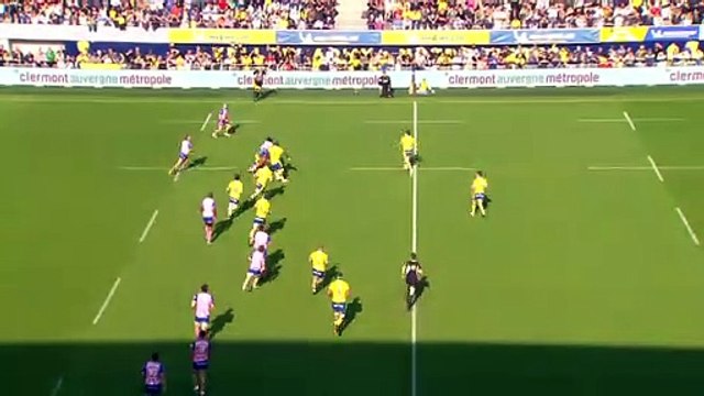 TOP 14 - Essai de Kylan HAMDAOUI (SFP) - ASM Clermont - Stade Français Paris - Saison 2021/2022