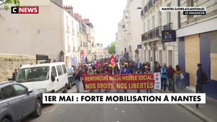 Manifestation du 1er mai : forte mobilisation à Nantes