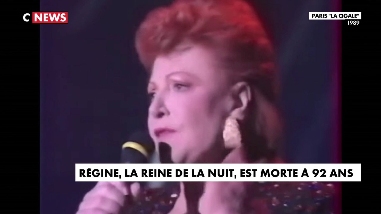 La chanteuse Régine, reine des nuits parisiennes, est morte à l'âge de 92 ans