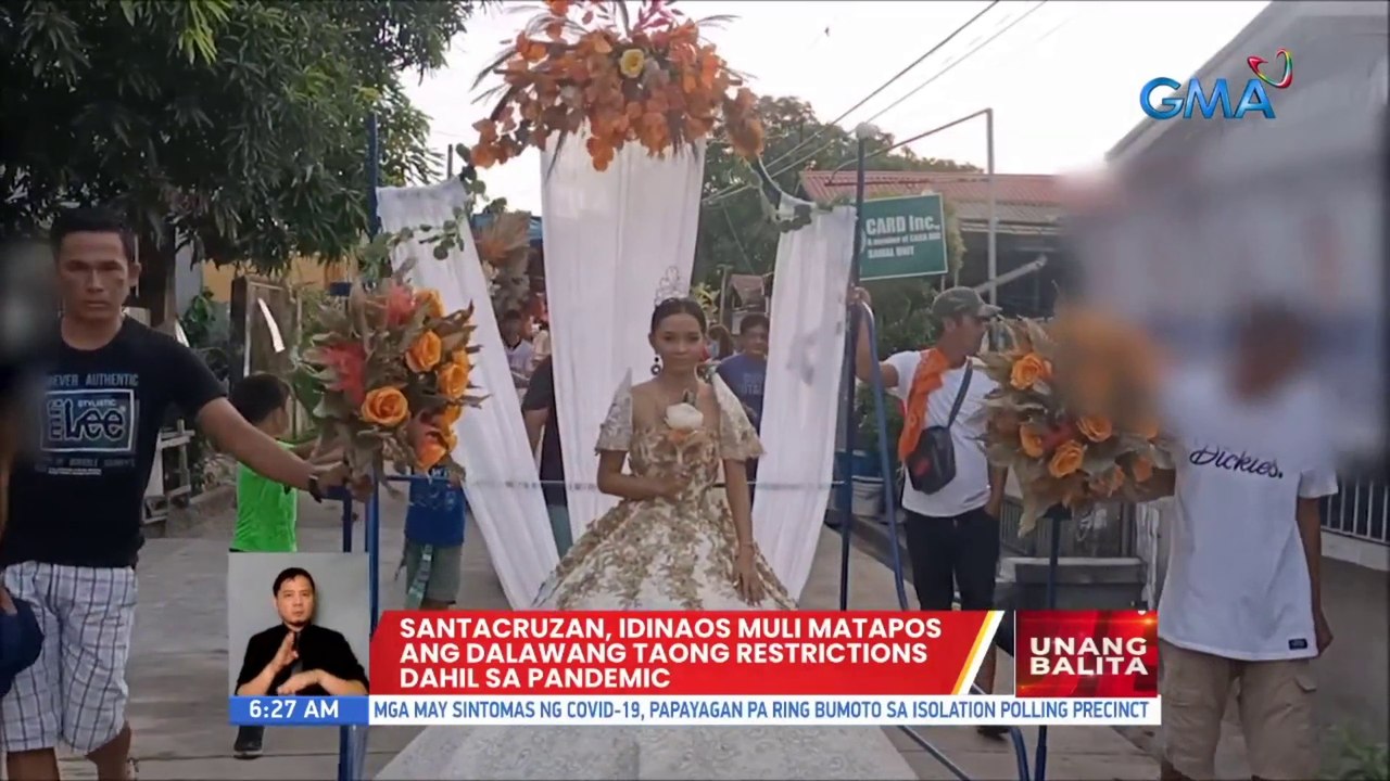Santacruzan, idinaos muli matapos ang 2 taong restrictions dahil sa pandemic | UB
