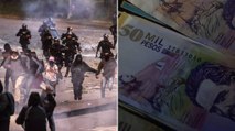 ¿Llegó plata de otros países para financiar protestas en Colombia?