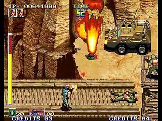 Shock Troopers online multiplayer - neo-geo