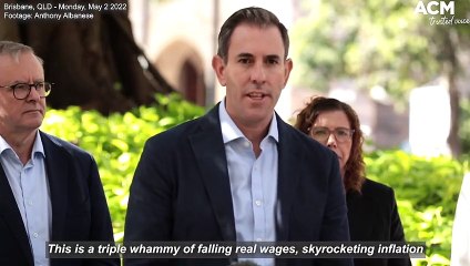 Jim Chalmers says "Scott Morrison's economic credibility is in tatters" with interest rates set to rise | May 2 2022 | Canberra Times