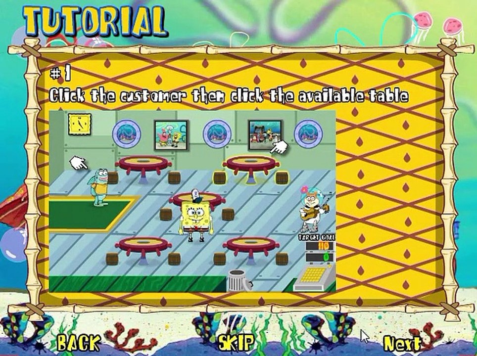 Dinner Spongebob Squarepants - Nickelodeon Games - Gameplay
