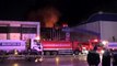 Gaziantep'te fabrikada çıkan yangına müdahale ediliyor (3)