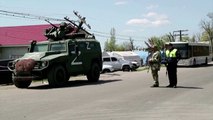 Civilians evacuated from Mariupol