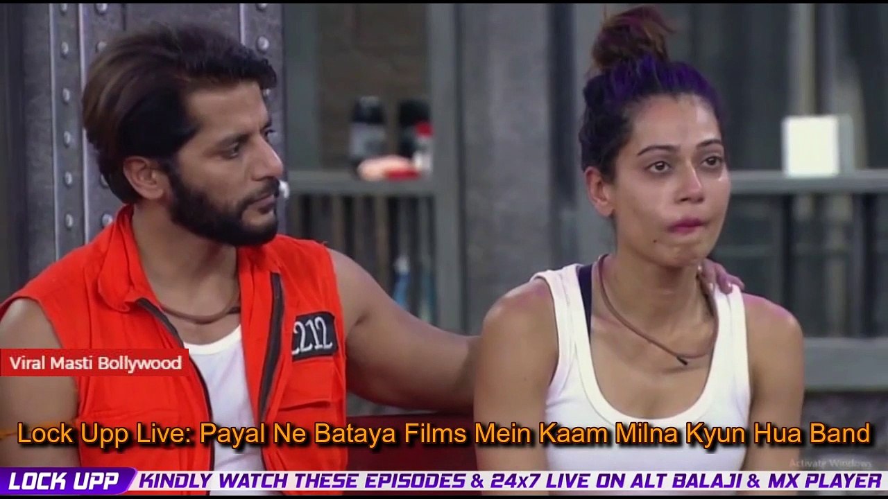 Lock Upp Live Payal Ne Bataya Films Mein Kaam Milna Kyun Hua Band, Lock Upp Promo, Lock Upp Episode