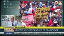 Venezuela celebró día del trabajador con gran marcha y anuncios de mejoras económicas