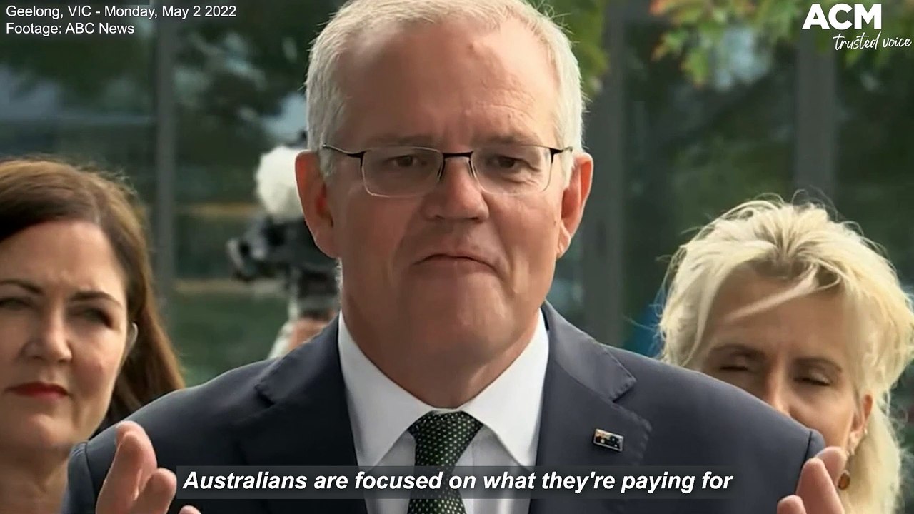Scott Morrison says "it's not about politics" when asked about rising interest rates | May 2 2022 | Canberra Times