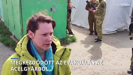 Elkezdődött az evakuálás az acélgyárból