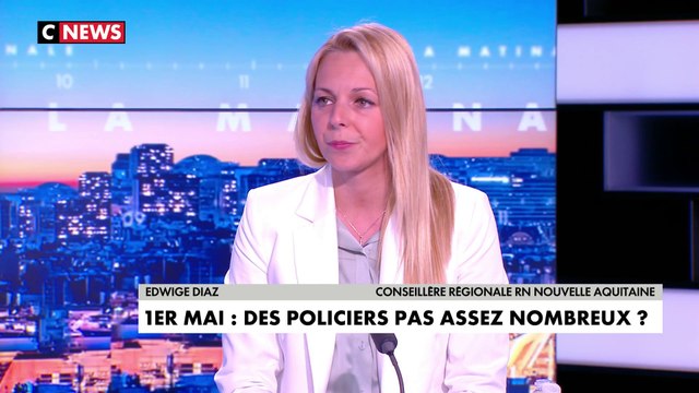 Edwige Diaz : «On doit procéder à la dissolution de ces milices d’extrême gauche qui sont des professionnels du cassage»