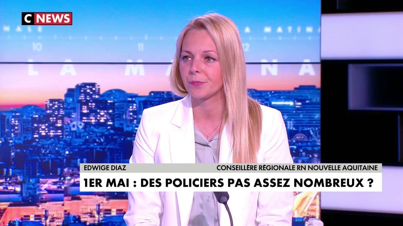 Edwige Diaz : «On doit procéder à la dissolution de ces milices d’extrême gauche qui sont des professionnels du cassage»